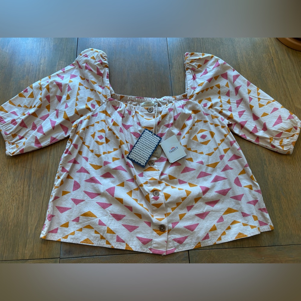 Faherty 100% Organic Cotton Top
